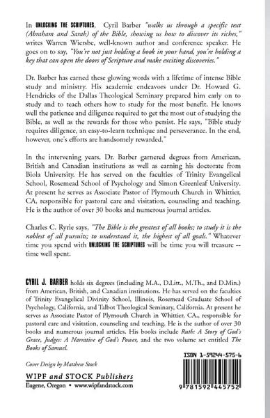 Produktbild: Unlocking the Scriptures