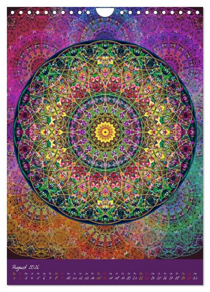 Produktbild: Mandala Energien (Wandkalender 2026 DIN A4 hoch), CALVENDO Monatskalender