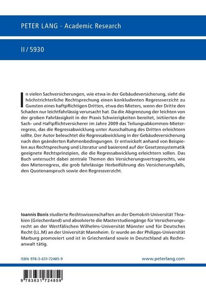 Produktbild: M&ouml;glichkeiten und Grenzen zum vertraglichen Schutz eines haftpflichtigen Dritten im Rahmen einer Sachversicherung