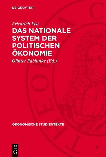 Produktbild: Das nationale System der politischen &Ouml;konomie
