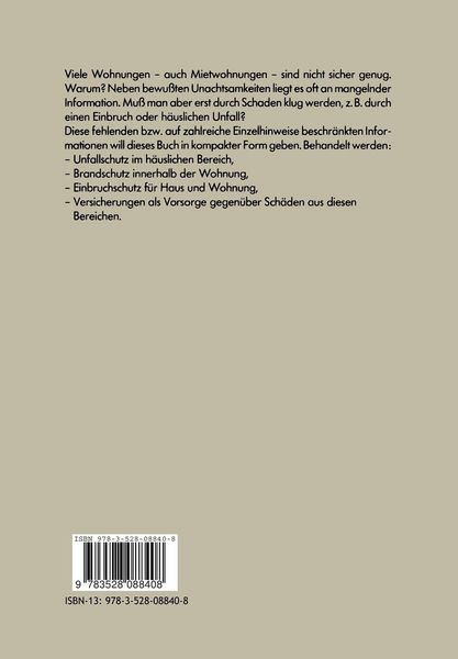 Produktbild: Die sichere Wohnung