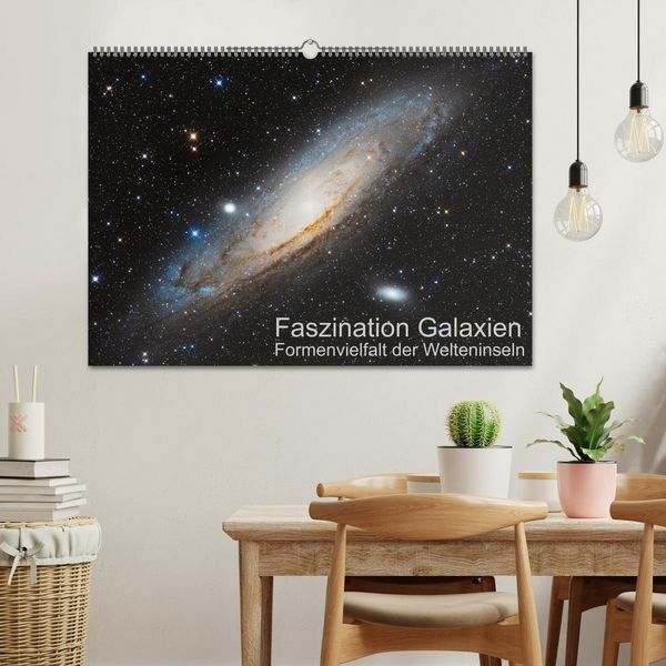 Produktbild: Faszination Galaxien Formenvielfalt der Welteninseln (Wandkalender 2026 DIN A2 quer), CALVENDO Monatskalender