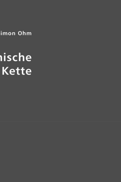 Produktbild: Ohm, G: Galvanische Kette