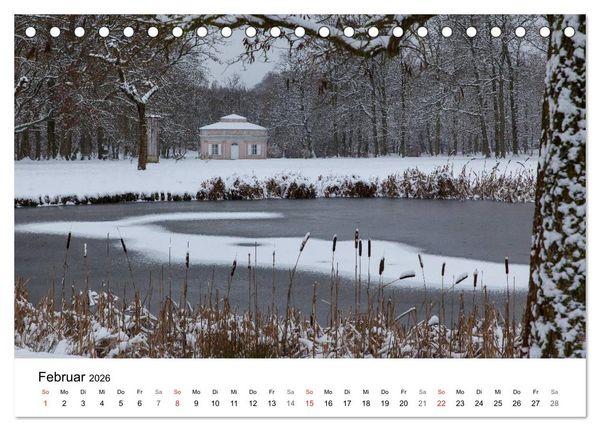 Produktbild: Fasanerie - sch&ouml;nstes Barockschloss Hessens (Tischkalender 2026 DIN A5 quer), CALVENDO Monatskalender