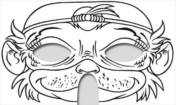 Produktbild: Abenteuer-Masken zum Ausmalen