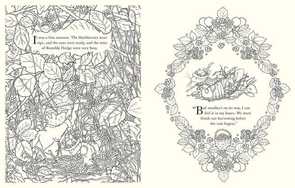 Produktbild: Brambly Hedge: Festive Coloring Book