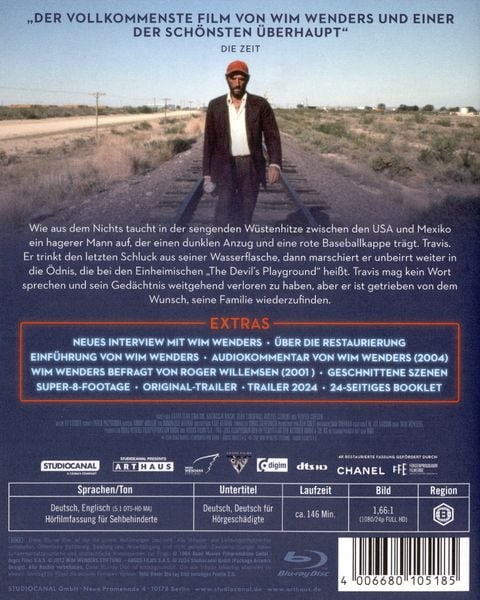 Produktbild: Paris, Texas - 40th Anniversary Edition