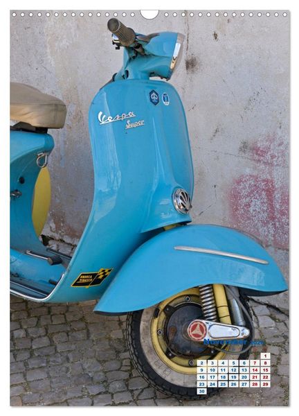 Produktbild: Die Liebe zur Vespa (Wandkalender 2026 DIN A3 hoch), CALVENDO Monatskalender