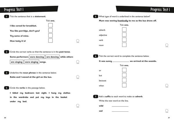 Produktbild: KS1 Grammar, Punctuation and Spelling Practice Book