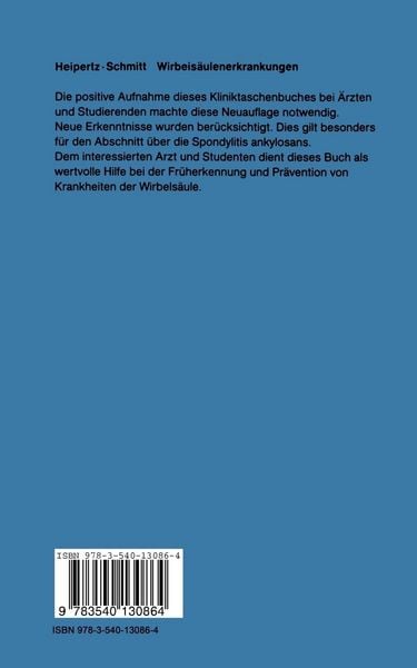Produktbild: Wirbels&auml;ulenerkrankungen