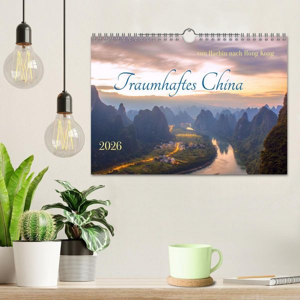 Produktbild: Traumhaftes China (Wandkalender 2026 DIN A4 quer), CALVENDO Monatskalender