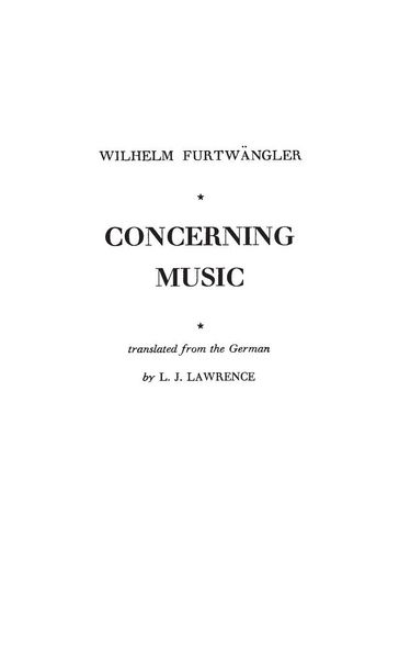 Produktbild: Concerning Music