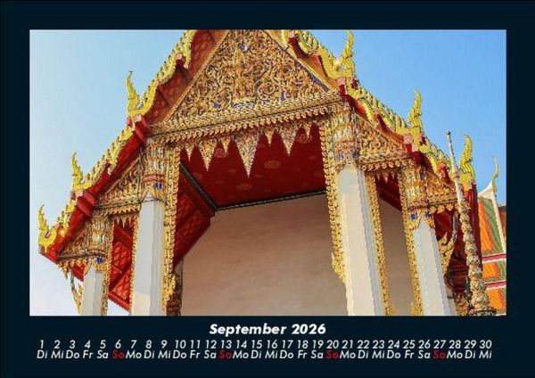 Produktbild: Tempel 2026 Fotokalender DIN A5