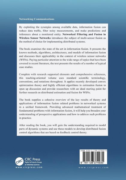 Produktbild: Networked Filtering and Fusion in Wireless Sensor Networks