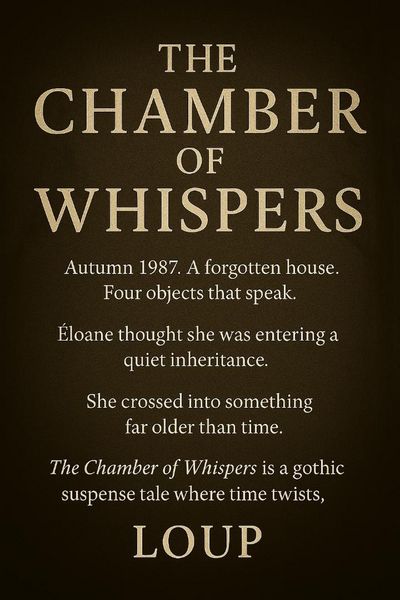 Produktbild: The Chamber of Whipers (The Door of Shadows, #1)