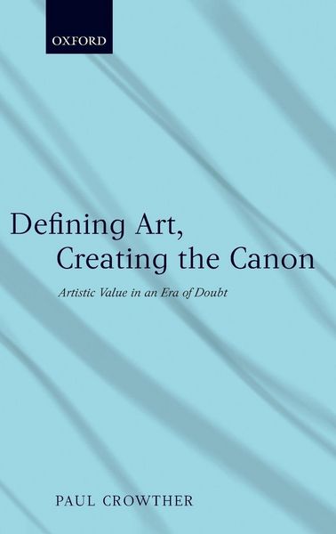 Produktbild: Defining Art, Creating the Canon