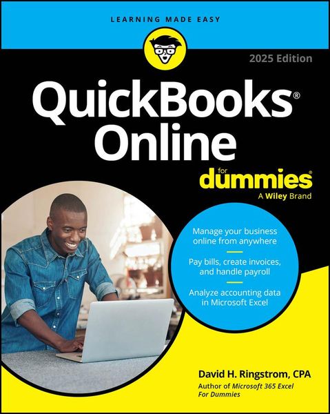 Produktbild: QuickBooks Online for Dummies, 2025 Edition