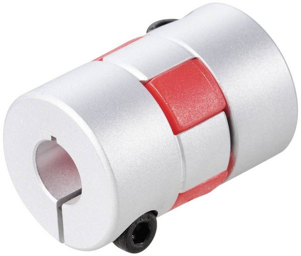 Produktbild: Reely Wellenkupplung Passend f&uuml;r Welle (Details): 4mm Au&szlig;en-Durchmesser: 20mm 1St.