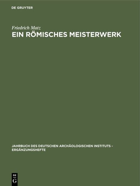 Produktbild: Ein r&ouml;misches Meisterwerk