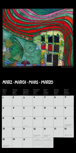 Produktbild: Hundertwasser Brosch&uuml;renkalender Art 2027