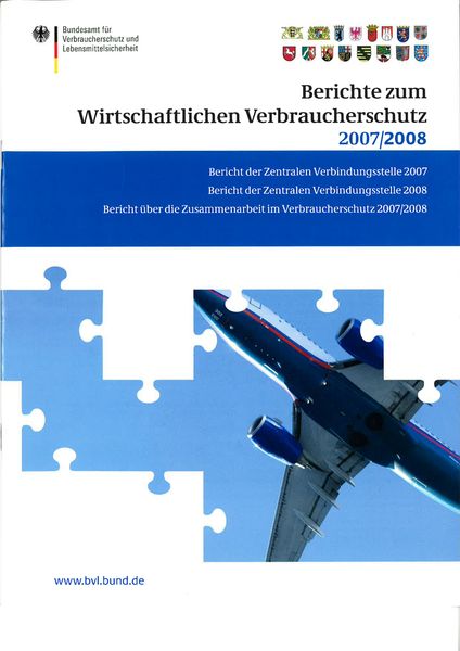 Produktbild: Berichte zum Wirtschaftlichen Verbraucherschutz 2007 und 2008