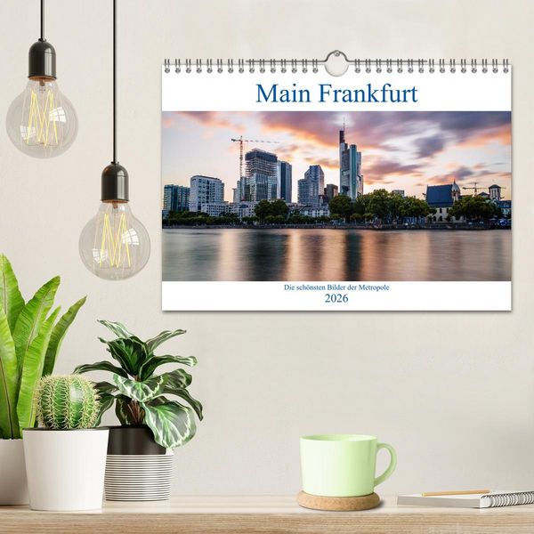 Produktbild: Main Frankfurt (Wandkalender 2026 DIN A4 quer), CALVENDO Monatskalender