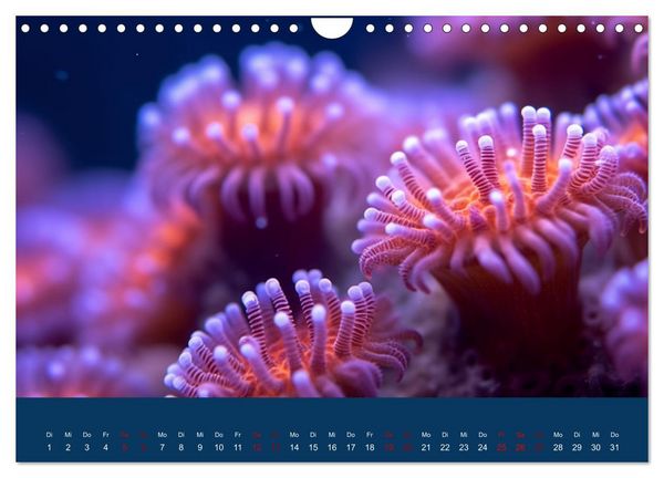 Produktbild: Farbenpracht im Ozean - Die Sch&ouml;nheit der Korallen (Wandkalender 2026 DIN A4 quer), CALVENDO Monatskalender
