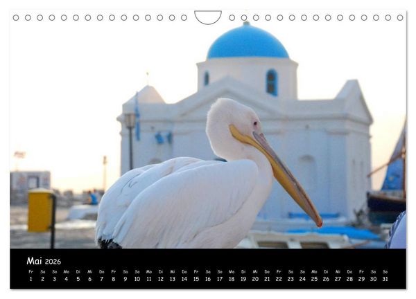 Produktbild: Mykonos - Stille Ecken (Wandkalender 2026 DIN A4 quer), CALVENDO Monatskalender