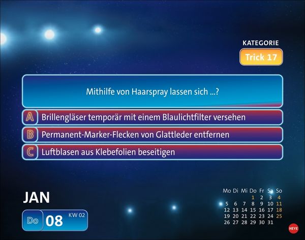 Produktbild: Wer wei&szlig; denn sowas? Tagesabrei&szlig;kalender 2026