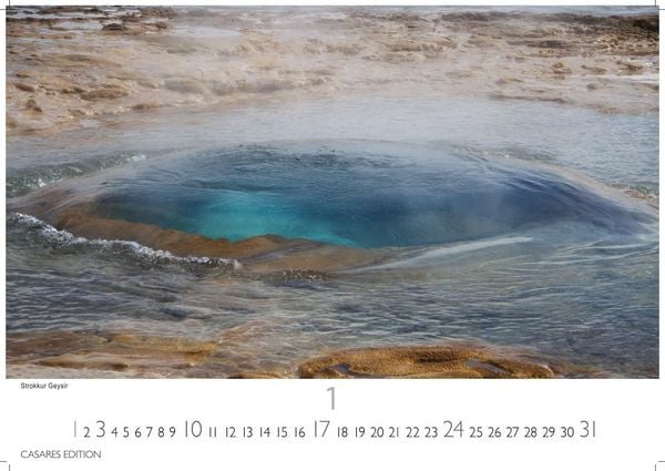 Produktbild: Island Kalender 2027 &ndash; Wandkalender | Fotokalender Naturkalender 24x35 cm &ndash; Hochwertiger . mit atemberaubenden Island-Landschaften