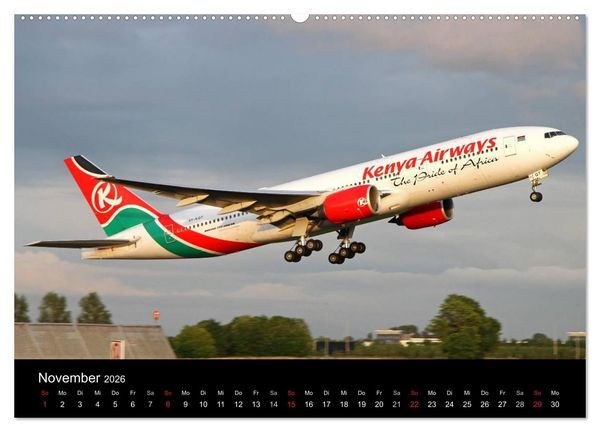 Produktbild: Welt der Flugzeuge (Wandkalender 2026 DIN A2 quer), CALVENDO Monatskalender