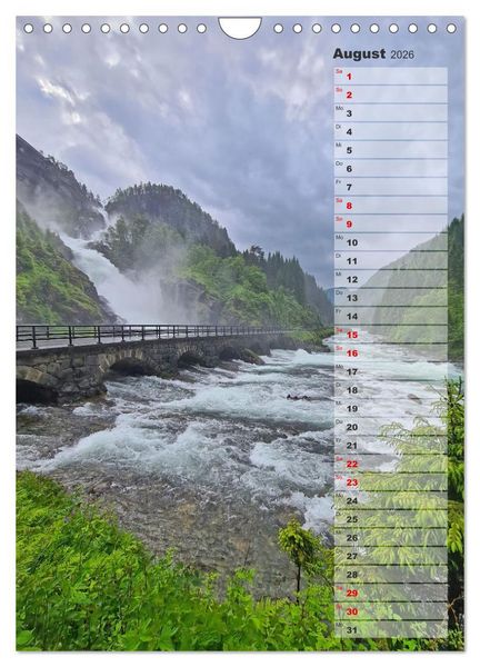 Produktbild: Skandinavien entdecken - Von Schweden nach Norwegen mit dem Wohnmobil (Wandkalender 2026 DIN A4 hoch), CALVENDO Monatskalender