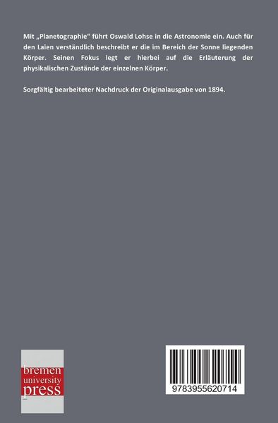 Produktbild: Planetographie