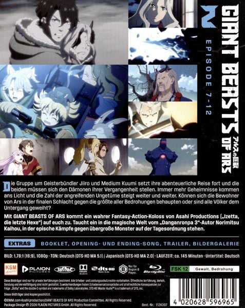 Produktbild: Giant Beasts of Ars: Volume 2 (Ep. 7-12)