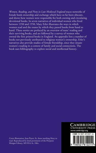 Produktbild: Women, Reading, and Piety in Late Medieval England