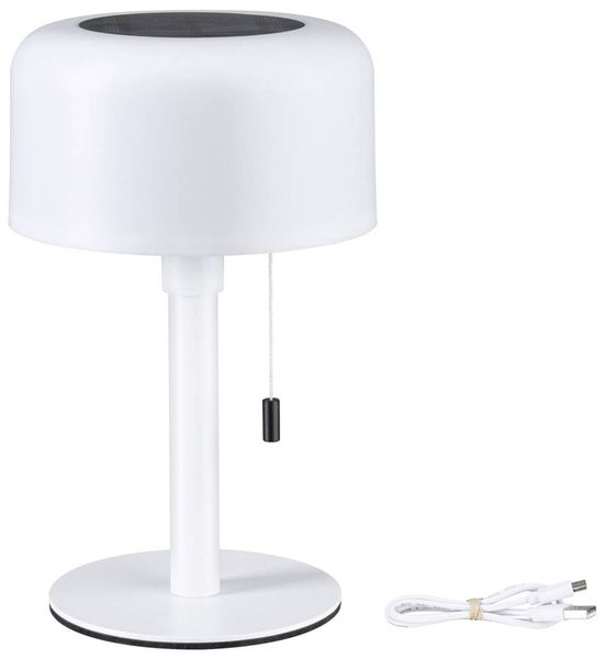 Produktbild: Paulmann 94606 Bartja Solar-Tischlampe 1.6W Warmwei&szlig; Wei&szlig;