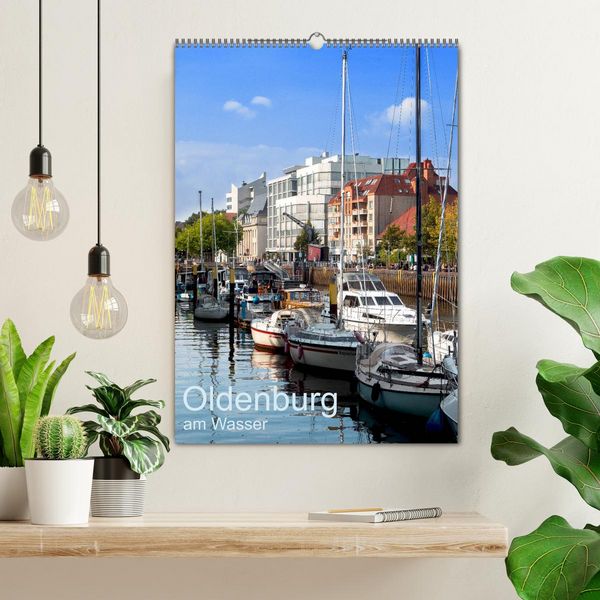 Produktbild: Oldenburg am Wasser (Wandkalender 2026 DIN A2 hoch), CALVENDO Monatskalender