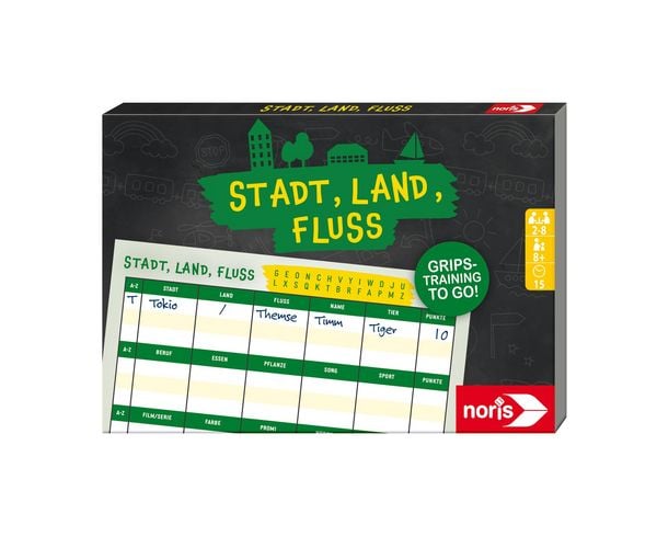 Stadt, Land, Fluss - Spielblock