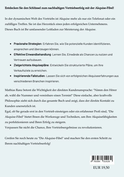 Produktbild: Die Akquisefibel