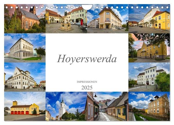 Hoyerswerda Impressionen (Wandkalender 2025 DIN A4 quer), CALVENDO Monatskalender