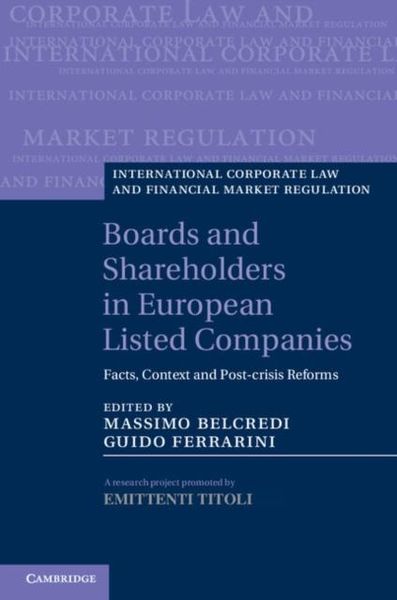 Produktbild: Boards and Shareholders in European Listed Companies