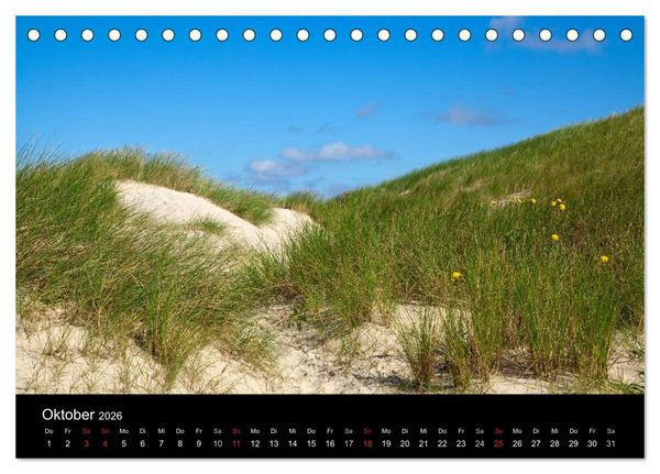 Produktbild: D&auml;nemarks Nordseek&uuml;ste (Tischkalender 2026 DIN A5 quer), CALVENDO Monatskalender