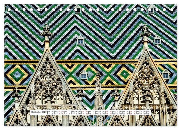 Produktbild: Wien Facettenreiche Metropole (Tischkalender 2027 DIN A5 quer), CALVENDO Monatskalender
