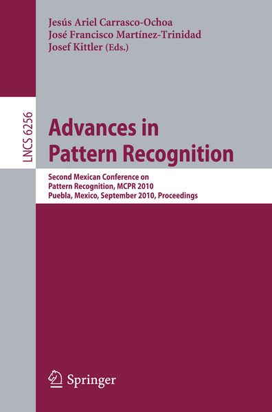 Produktbild: Advances in Pattern Recognition