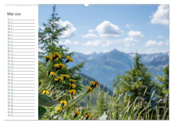 Produktbild: Faszination Alpen (hochwertiger Premium Wandkalender 2026 DIN A2 quer), Kunstdruck in Hochglanz