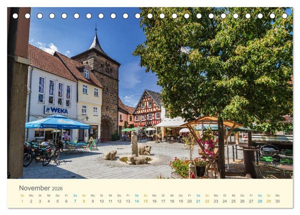 Produktbild: Lichtenfels - die Deutsche Korbstadt (Tischkalender 2026 DIN A5 quer), CALVENDO Monatskalender