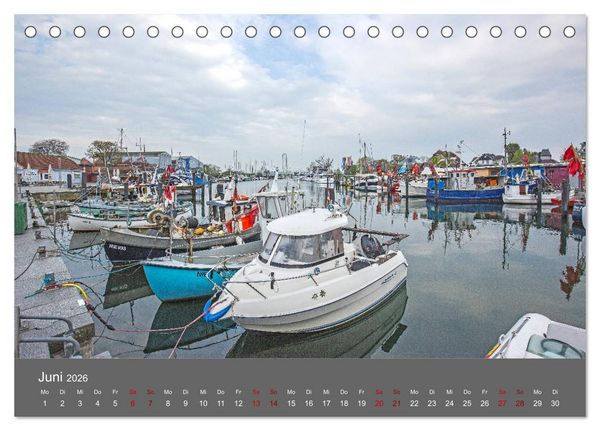 Produktbild: L&uuml;becker Bucht - Travem&uuml;nde - Niendorf - Timmendorf (Tischkalender 2026 DIN A5 quer), CALVENDO Monatskalender