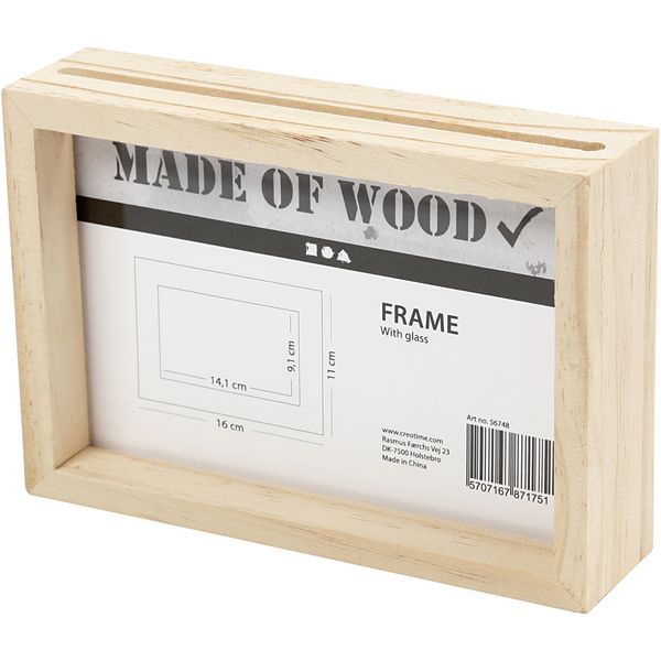 Produktbild: Creativ Company Doppelrahmen, T 4 cm, Gr&ouml;&szlig;e 16x11 cm, 1 Stk