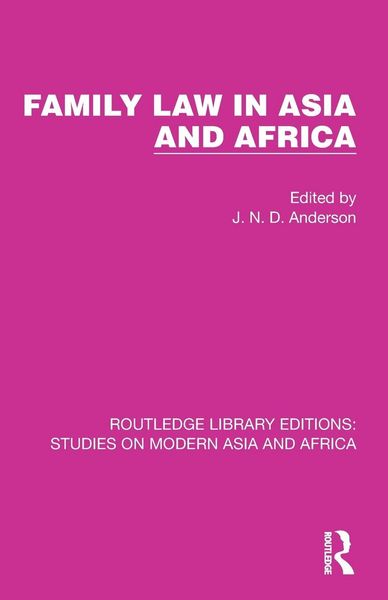 Produktbild: Family Law in Asia and Africa