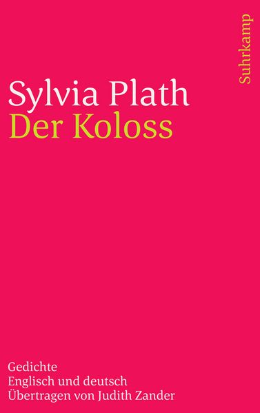 Der Koloss, Taschenbuch von Sylvia Plath, Suhrkamp, 978-3-518-24376-3